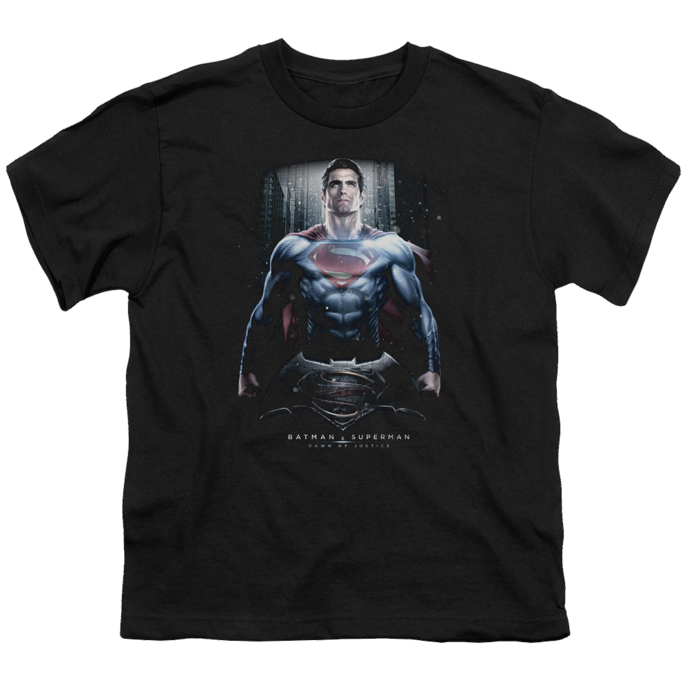 Batman v Superman Supe Ground Zero - Youth T-Shirt Youth T-Shirt (Ages 8-12) Batman   