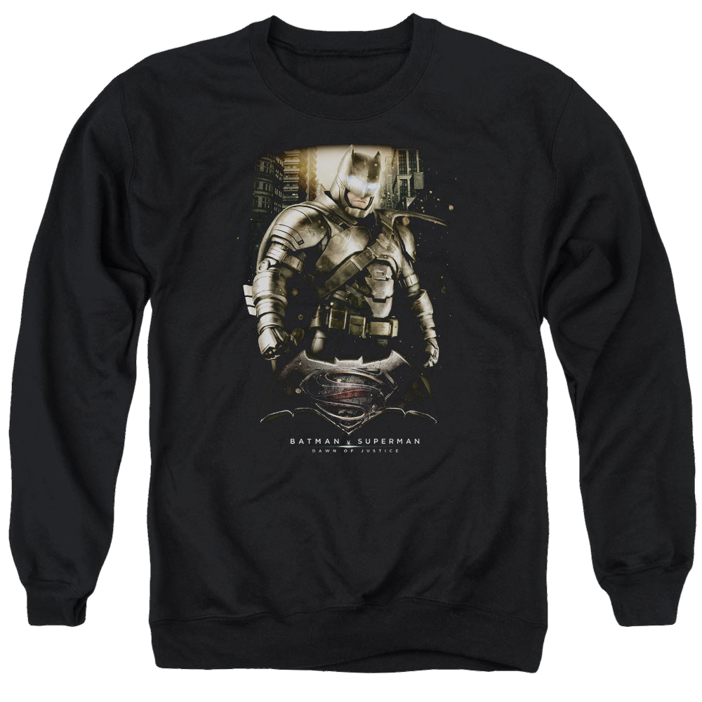 Batman v Superman Bats Ground Zero - Men's Crewneck Sweatshirt Men's Crewneck Sweatshirt Batman   