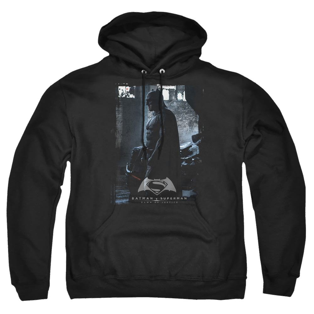 Batman v Superman Bat Poster - Pullover Hoodie Pullover Hoodie Batman   