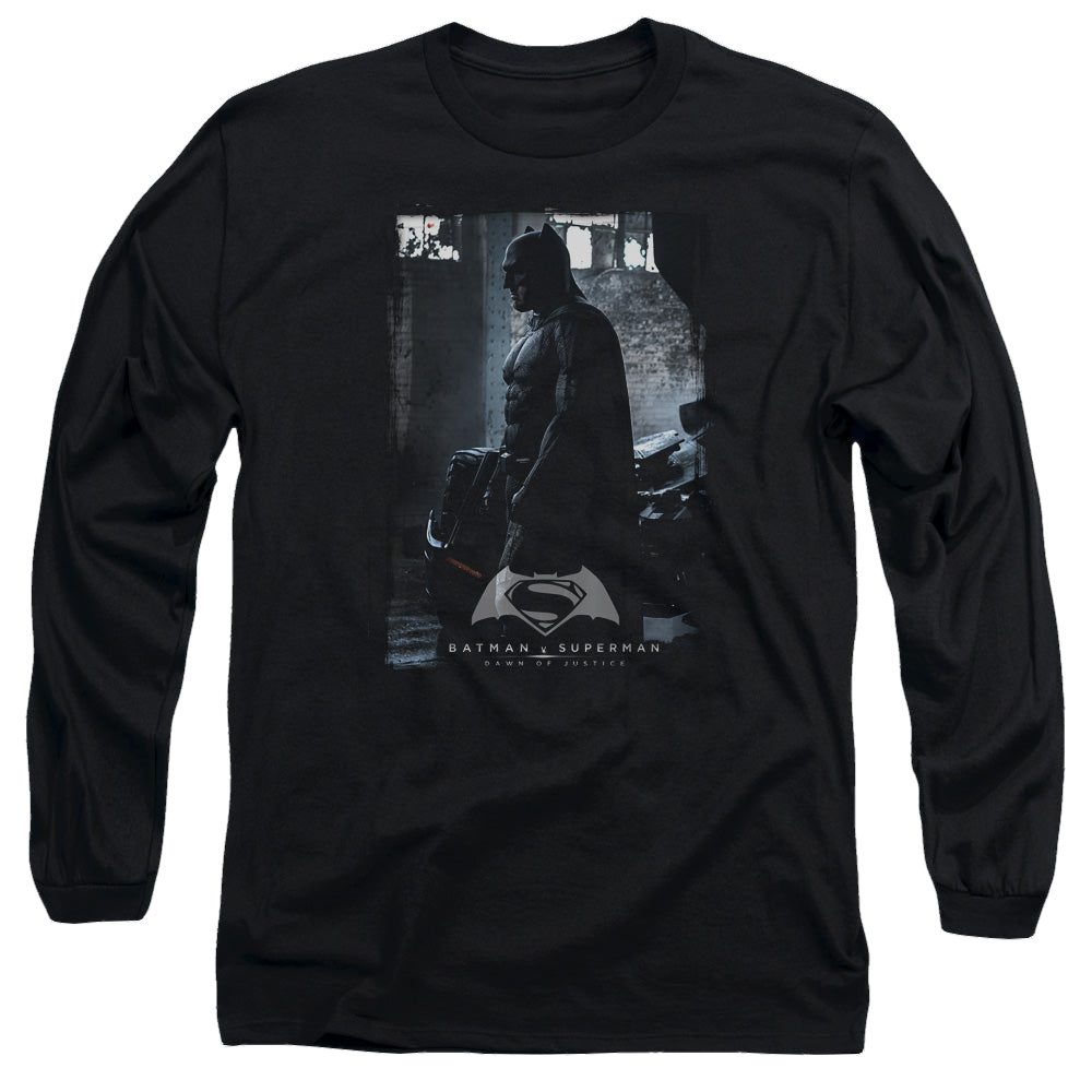 Batman v Superman Bat Poster - Men's Long Sleeve T-Shirt Men's Long Sleeve T-Shirt Batman   