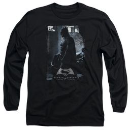 Batman v Superman Bat Poster - Men's Long Sleeve T-Shirt Men's Long Sleeve T-Shirt Batman   
