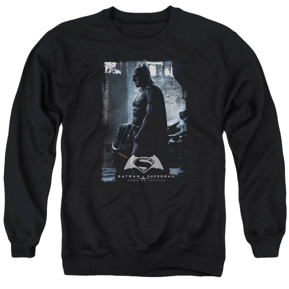 Batman v Superman Bat Poster - Men's Crewneck Sweatshirt Men's Crewneck Sweatshirt Batman   