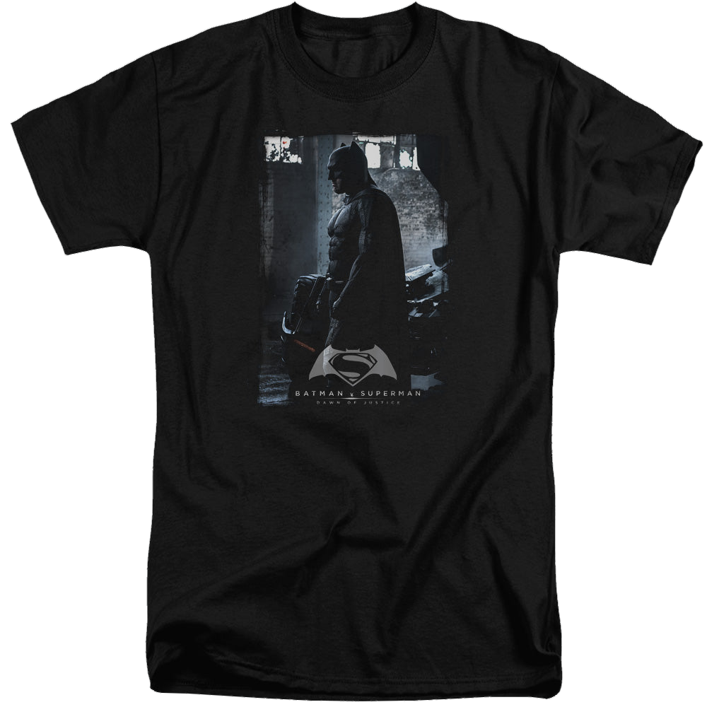 Batman v Superman Bat Poster - Men's Tall Fit T-Shirt Men's Tall Fit T-Shirt Batman   