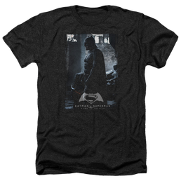 Batman v Superman Bat Poster - Men's Heather T-Shirt Men's Heather T-Shirt Batman   