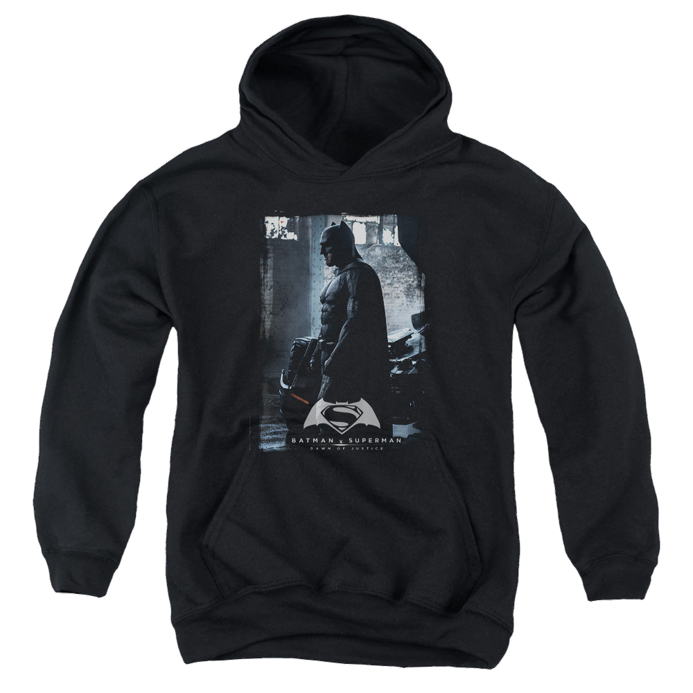 Batman v Superman Bat Poster - Youth Hoodie Youth Hoodie (Ages 8-12) Batman   