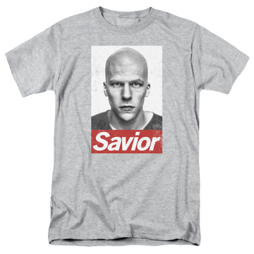 Athletic heather men's regular fit t-shirt with Batman v Superman Savior graphic