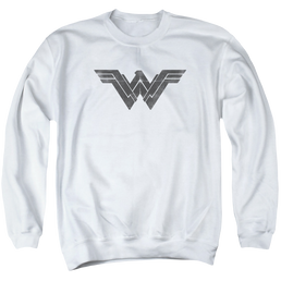 Batman v Superman Folded And Distressed - Men's Crewneck Sweatshirt Men's Crewneck Sweatshirt Batman   