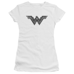 Batman v Superman Folded And Distressed - Juniors T-Shirt Juniors T-Shirt Batman   