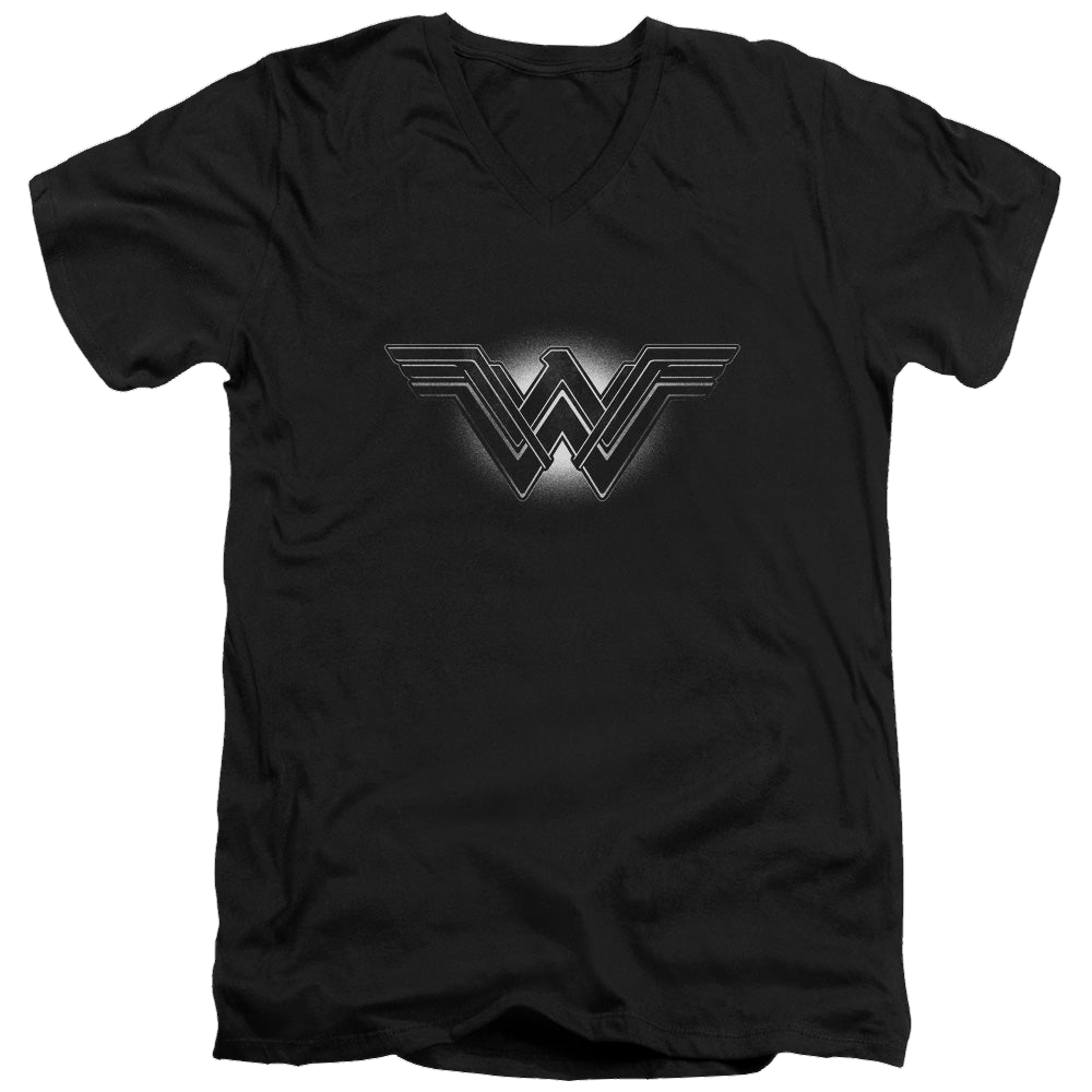 Batman v Superman Glow Emblem - Men's V-Neck T-Shirt Men's V-Neck T-Shirt Batman   