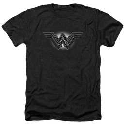 Batman v Superman Glow Emblem - Men's Heather T-Shirt Men's Heather T-Shirt Batman   