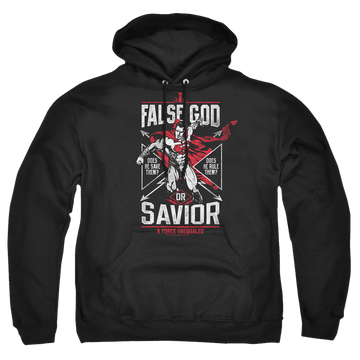 Batman v Superman False God Or Savior - Pullover Hoodie Pullover Hoodie Batman   
