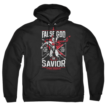 Batman v Superman False God Or Savior - Pullover Hoodie Pullover Hoodie Batman   