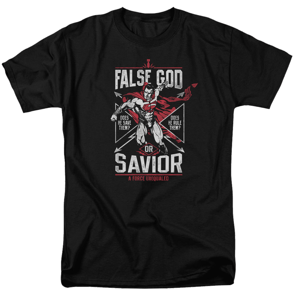 Batman v Superman False God Or Savior - Men's Regular Fit T-Shirt Men's Regular Fit T-Shirt Batman   
