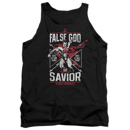 Batman v Superman False God Or Savior - Men's Tank Top Men's Tank Batman   