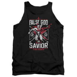 Batman v Superman False God Or Savior - Men's Tank Top Men's Tank Batman   