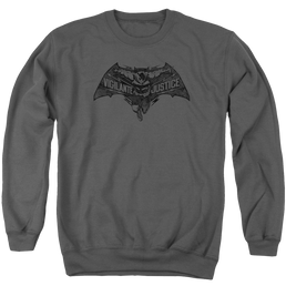 Batman v Superman Vigilante Justice - Men's Crewneck Sweatshirt Men's Crewneck Sweatshirt Batman   