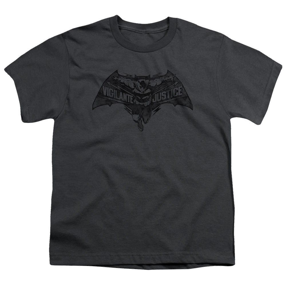 Batman v Superman Vigilante Justice - Youth T-Shirt Youth T-Shirt (Ages 8-12) Batman   