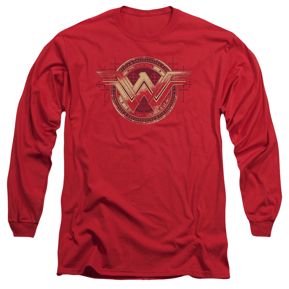 Batman v Superman Wonder Shield - Men's Long Sleeve T-Shirt Men's Long Sleeve T-Shirt Batman   