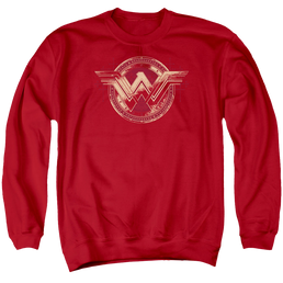 Batman v Superman Wonder Shield - Men's Crewneck Sweatshirt Men's Crewneck Sweatshirt Batman   