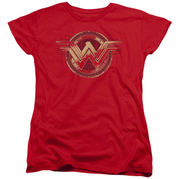 Batman v Superman Wonder Shield - Women's T-Shirt Women's T-Shirt Batman   