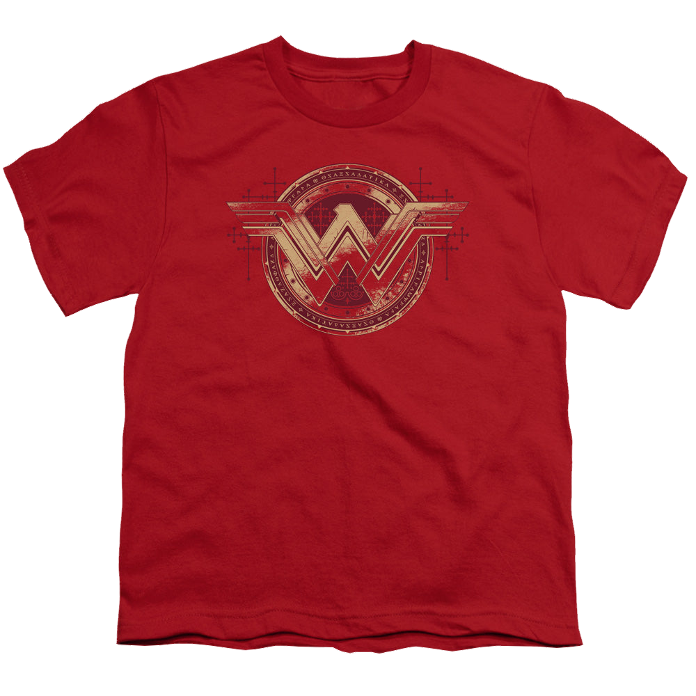 Batman v Superman Wonder Shield - Youth T-Shirt Youth T-Shirt (Ages 8-12) Batman   