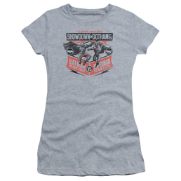 Batman v Superman Showdown In Gotham - Juniors T-Shirt Juniors T-Shirt Batman   