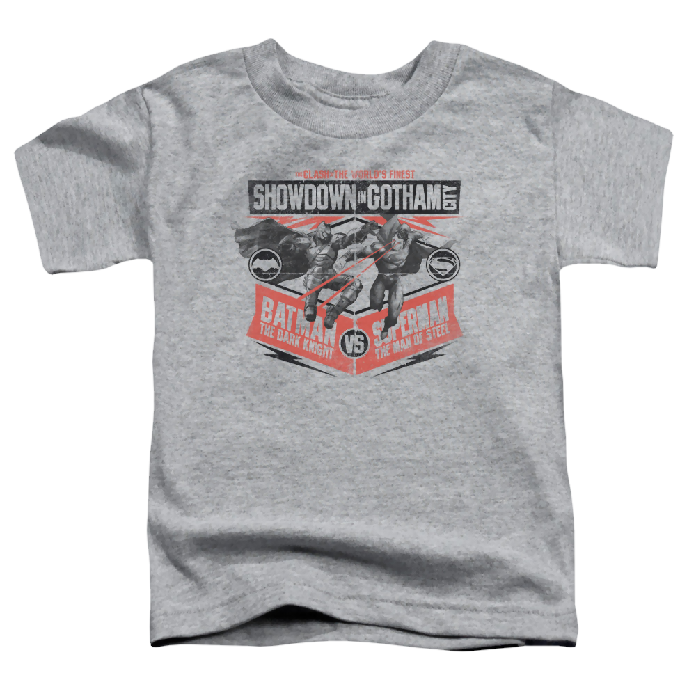 Batman v Superman Showdown In Gotham - Kid's T-Shirt Kid's T-Shirt (Ages 4-7) Batman   