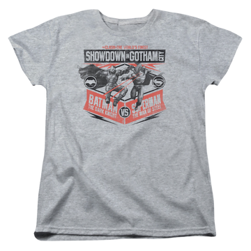 Batman v Superman Showdown In Gotham - Women's T-Shirt Women's T-Shirt Batman   