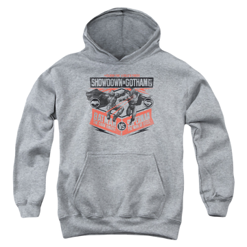 Batman v Superman Showdown In Gotham - Youth Hoodie Youth Hoodie (Ages 8-12) Batman   