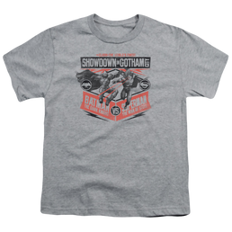 Batman v Superman Showdown In Gotham - Youth T-Shirt Youth T-Shirt (Ages 8-12) Batman   