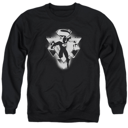 Batman v Superman Triple Diamond - Men's Crewneck Sweatshirt Men's Crewneck Sweatshirt Batman   