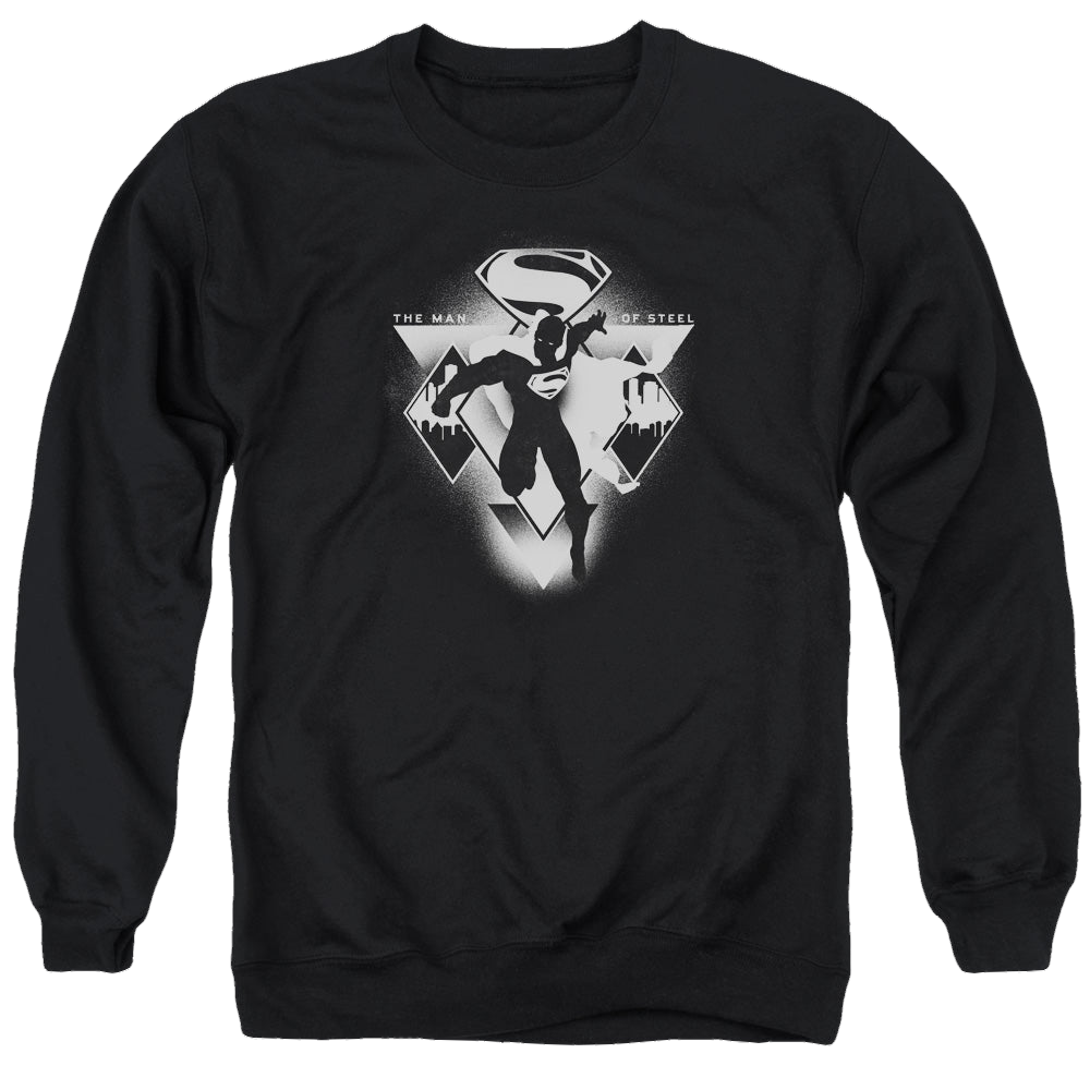 Batman v Superman Triple Diamond - Men's Crewneck Sweatshirt Men's Crewneck Sweatshirt Batman   