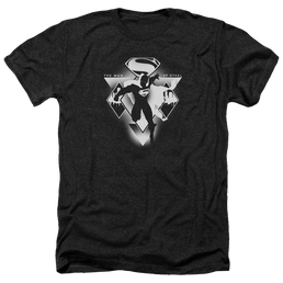 Batman v Superman Triple Diamond - Men's Heather T-Shirt Men's Heather T-Shirt Batman   