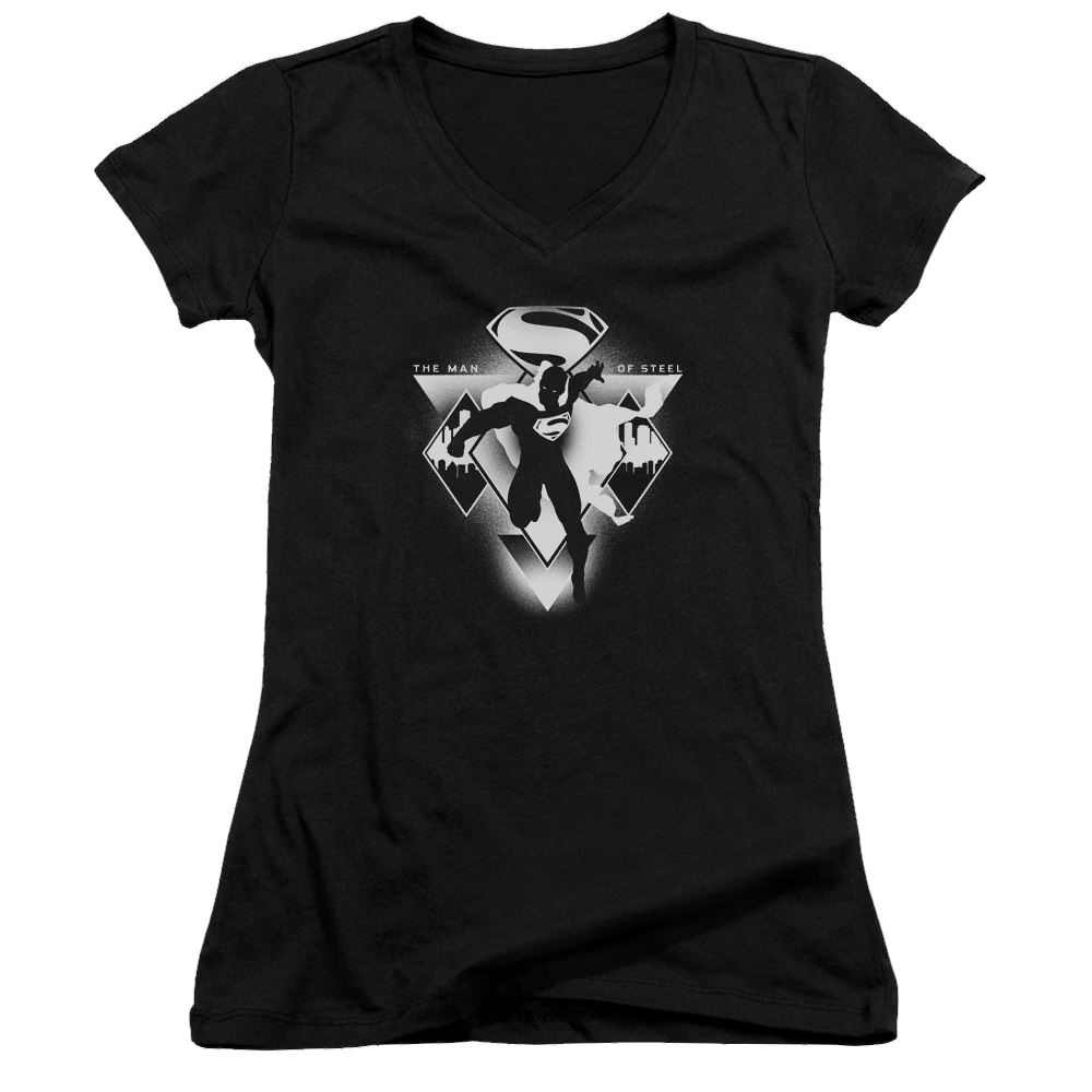 Batman v Superman Triple Diamond - Juniors V-Neck T-Shirt Juniors V-Neck T-Shirt Batman   