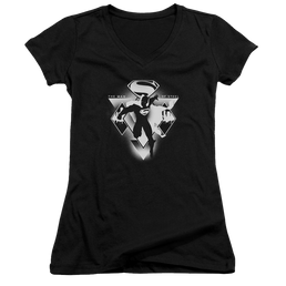 Batman v Superman Triple Diamond - Juniors V-Neck T-Shirt Juniors V-Neck T-Shirt Batman   