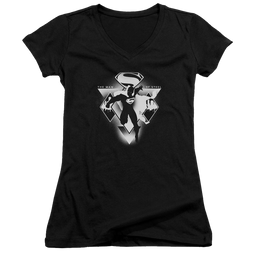 Batman v Superman Triple Diamond - Juniors V-Neck T-Shirt Juniors V-Neck T-Shirt Batman   