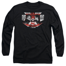 Batman v Superman Ultimate Face Off - Men's Long Sleeve T-Shirt Men's Long Sleeve T-Shirt Batman   