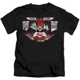 Batman v Superman Ultimate Face Off - Kid's T-Shirt Kid's T-Shirt (Ages 4-7) Batman   