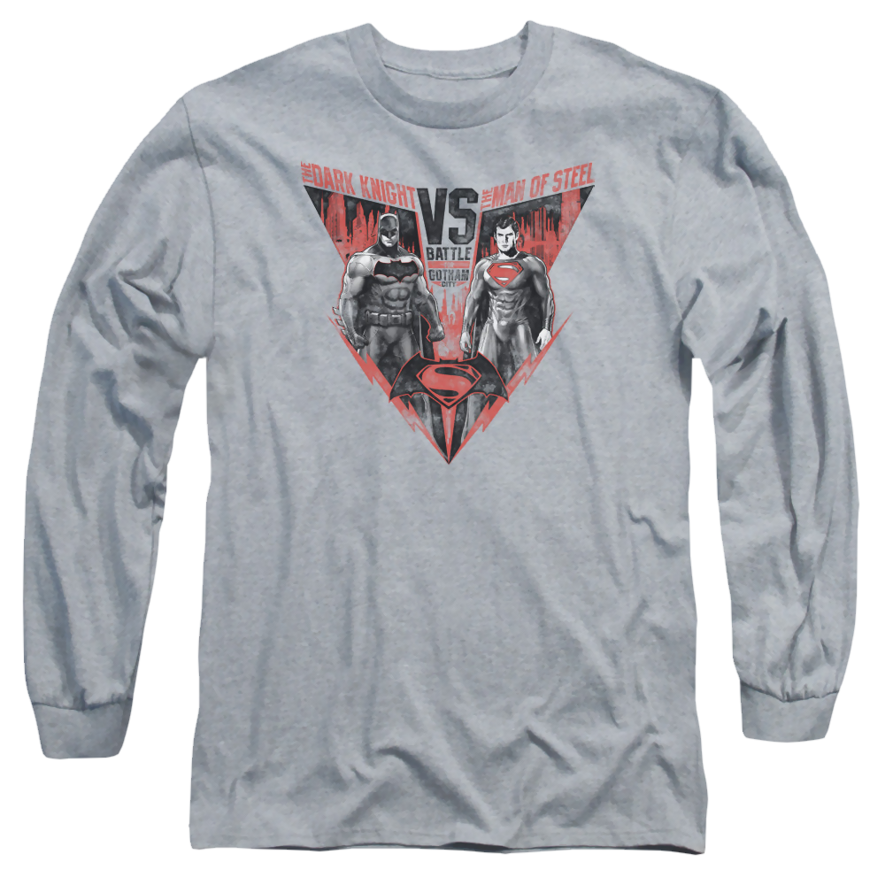 Batman v Superman Batlle For Gotham - Men's Long Sleeve T-Shirt Men's Long Sleeve T-Shirt Batman   