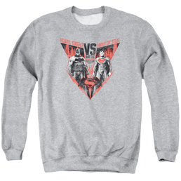 Batman v Superman Batlle For Gotham - Men's Crewneck Sweatshirt Men's Crewneck Sweatshirt Batman   