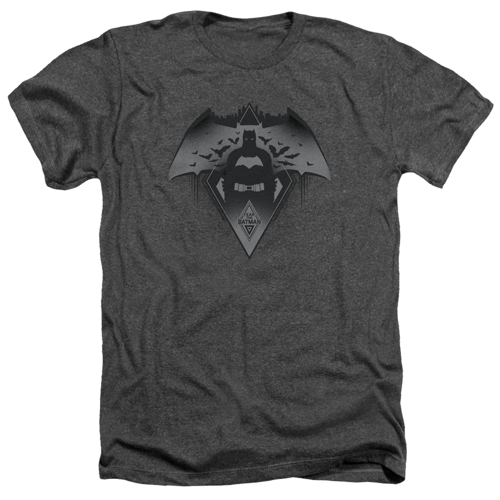 Batman v Superman Fear - Men's Heather T-Shirt Men's Heather T-Shirt Batman   