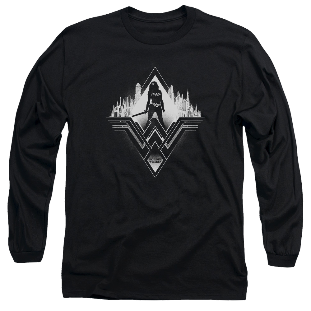 Batman v Superman City Warrior - Men's Long Sleeve T-Shirt Men's Long Sleeve T-Shirt Batman   