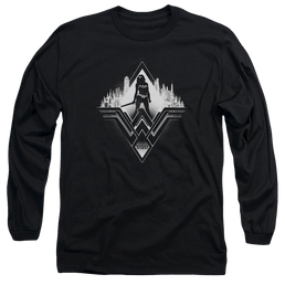 Batman v Superman City Warrior - Men's Long Sleeve T-Shirt Men's Long Sleeve T-Shirt Batman   
