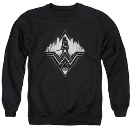 Batman v Superman City Warrior - Men's Crewneck Sweatshirt Men's Crewneck Sweatshirt Batman   