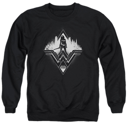Batman v Superman City Warrior - Men's Crewneck Sweatshirt Men's Crewneck Sweatshirt Batman   