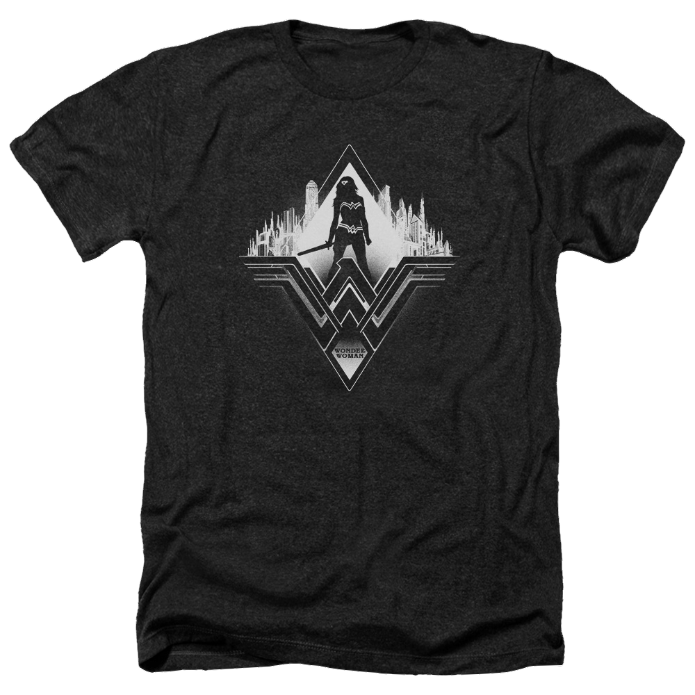 Batman v Superman City Warrior - Men's Heather T-Shirt Men's Heather T-Shirt Batman   