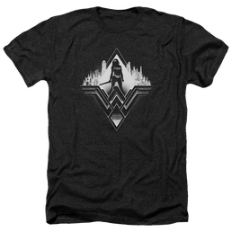 Batman v Superman City Warrior - Men's Heather T-Shirt Men's Heather T-Shirt Batman   