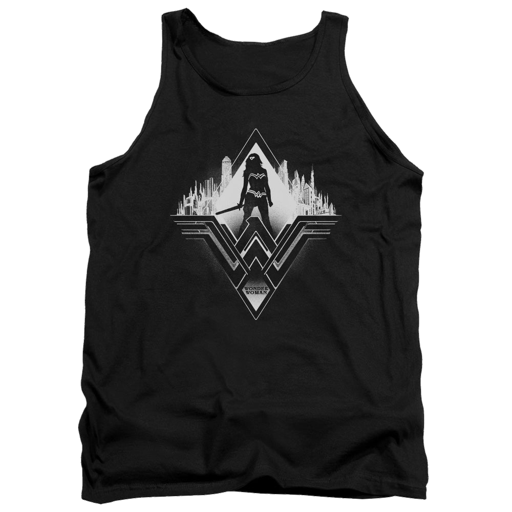Batman v Superman City Warrior - Men's Tank Top Men's Tank Batman   