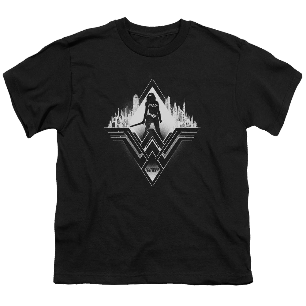 Batman v Superman City Warrior - Youth T-Shirt Youth T-Shirt (Ages 8-12) Batman   