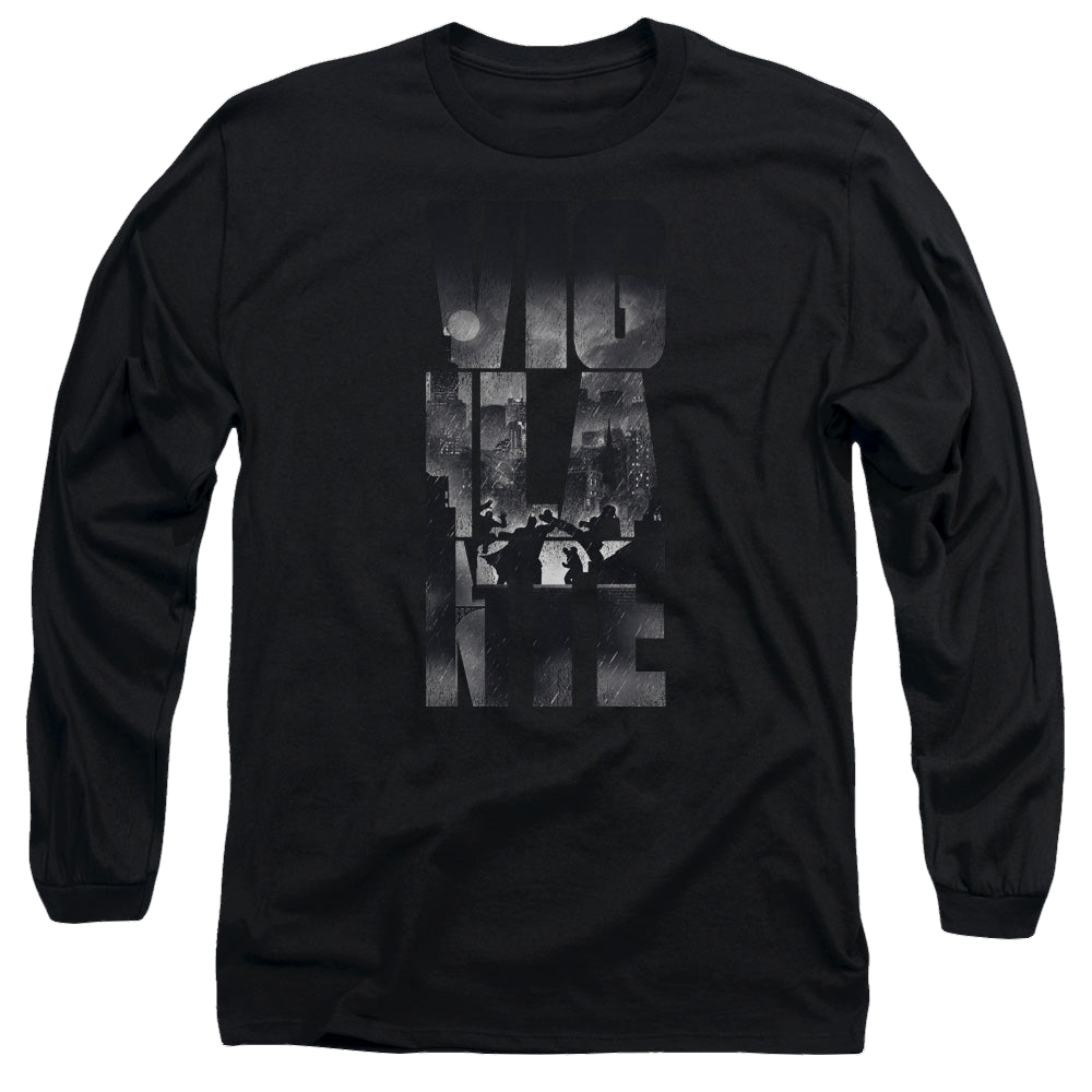 Batman v Superman Rainy Viglante - Men's Long Sleeve T-Shirt Men's Long Sleeve T-Shirt Batman   